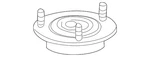 Genuine Porsche Upper Mount 997-333-061-01. Fixed Price $254.84.