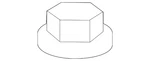 Genuine Subaru Upper Mount Lock Nut 902380015. Fixed Price $11.86.