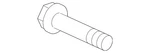 Genuine Ford Suspension Shock Absorber Bolt W715830-S442. Fixed Price $13.60.