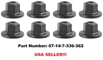 8 New Fender Liner/wheel Apron Nuts! Fits 2011-ON Bmw X3 X4 & I3 07-14-7-336-362. Fixed Price $11.95.