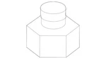 Genuine Mercedes-benz Hexagon Nut 004-990-63-50-64. Fixed Price $20.80.
