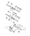 Genuine Mopar Bolt 5118796AA. Fixed Price $13.50.
