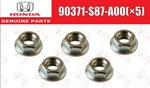 Honda Oem Flange Nut 12MM 90371-S87-A00( 5)FOR Accord Odyssey Legend. Fixed Price $66.21.