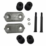 Replacement Steel/rubber Leaf Spring Shackle Kit (see Compatibility Chart). Fixed Price $68.95.