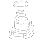 Genuine Acura Base Rear Shock Absorber Mounting 52675-S7A-004. Fixed Price $67.80.