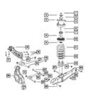 Genuine Mopar Shock Absorber Bushing 5151286AA. Fixed Price $7.37.